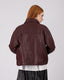 Burgundy Jacket Shirt Collar
