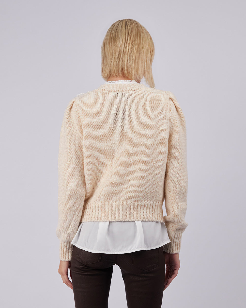 Gray Angora Sweater