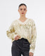 Cream Gold Sequin Sweater