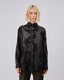 Black Shirt Flowers