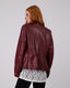 Burgundi Jacket Side Opening