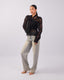 Black Brocade Blouse