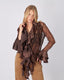Chocolate Lace Shirt Sparkle