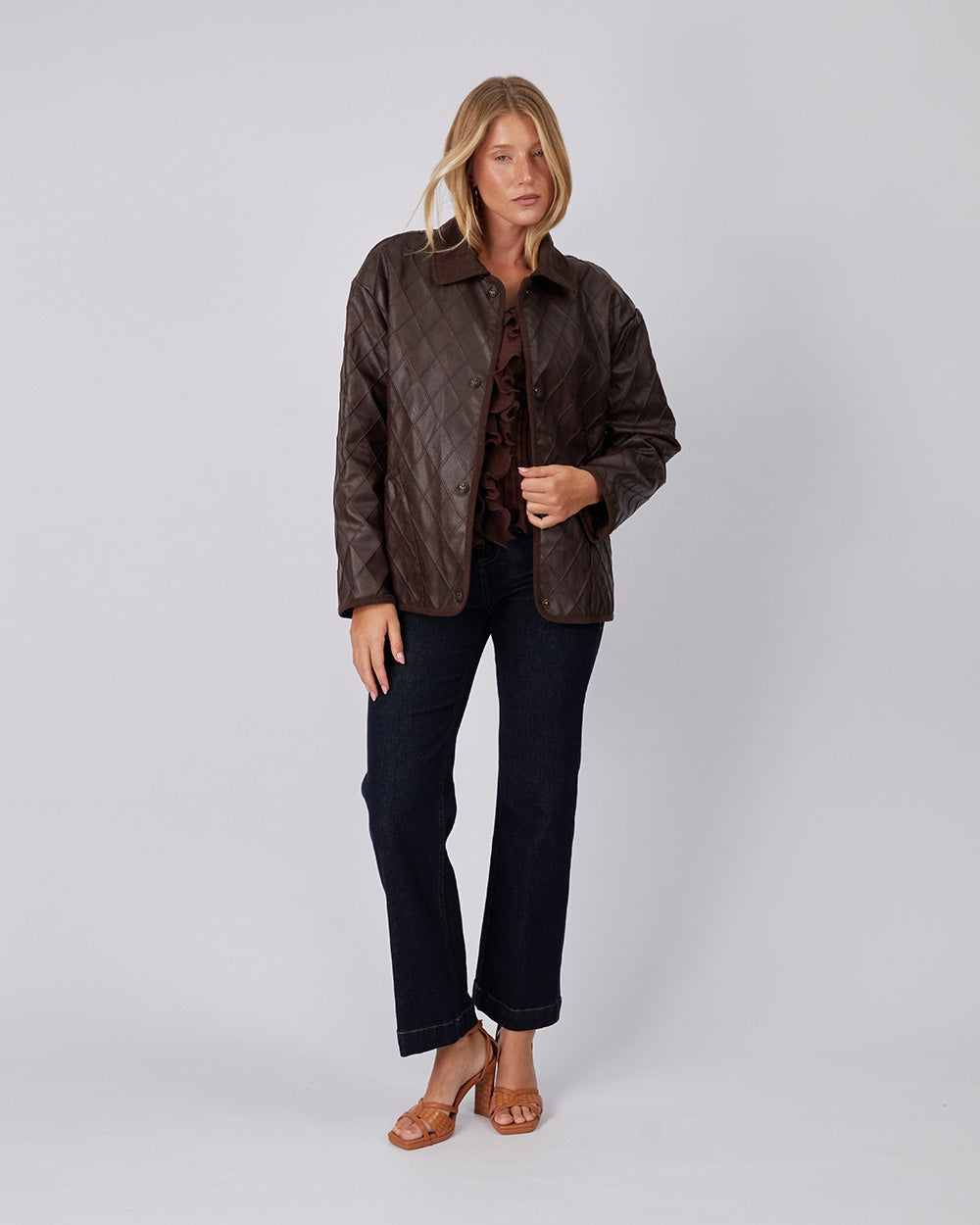Brown Jacket Diamonds