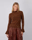 Coffee Lace Blouse