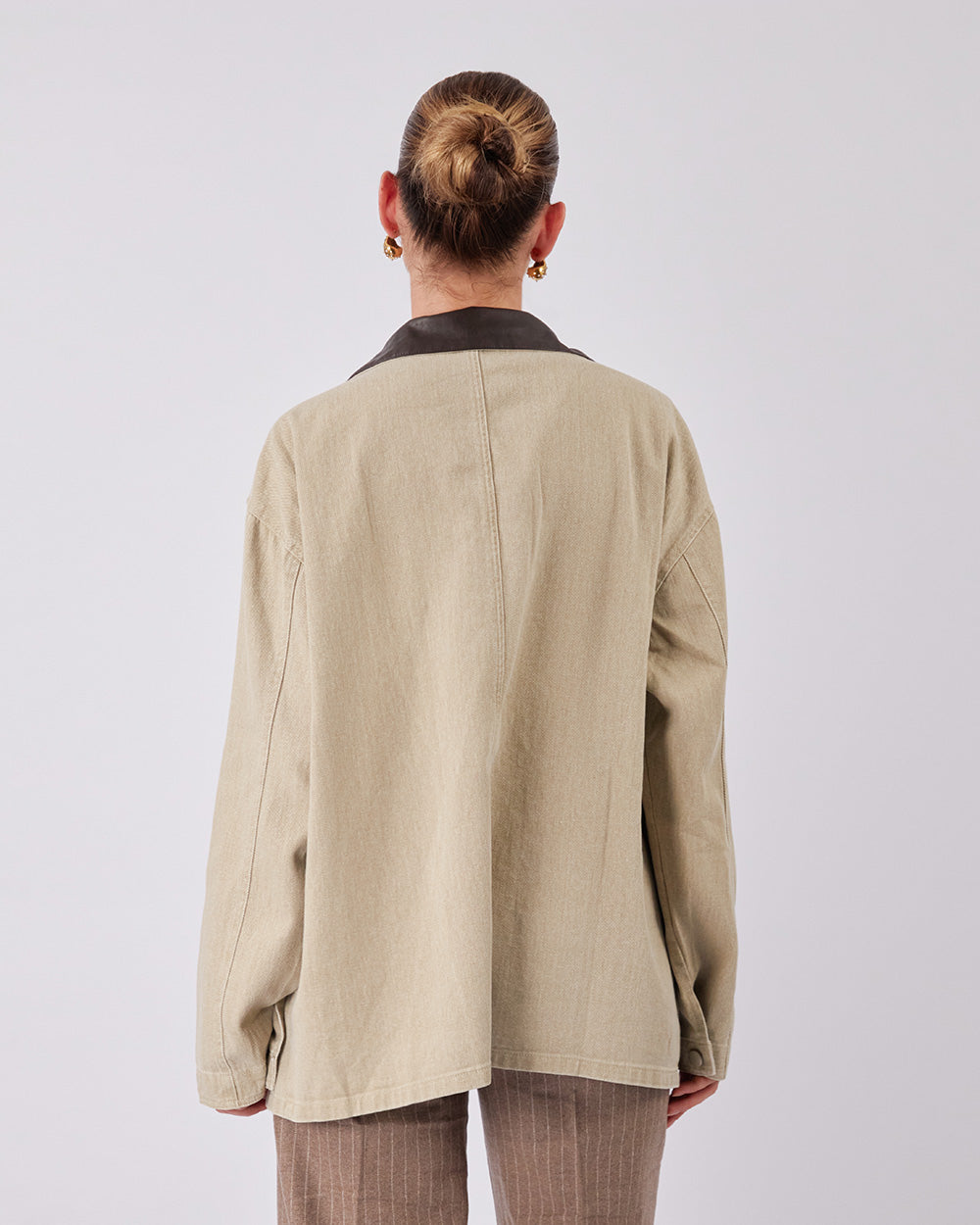 Taupe Denim Jacket