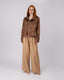 Chocolate High Neck Jacket