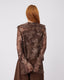Brown Translucent Blouse