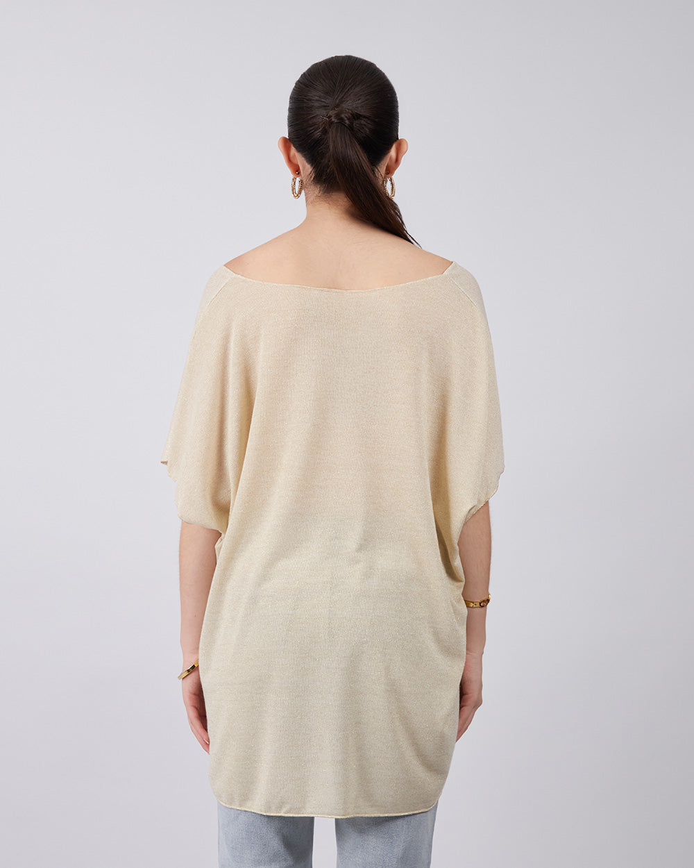 Beige Blouse Bouquet Of Lemons