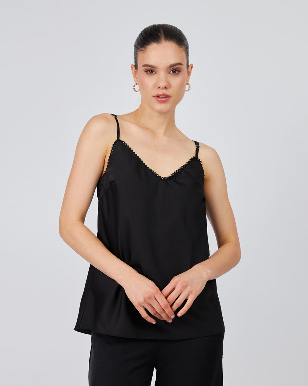 Black Top Adjustable Straps