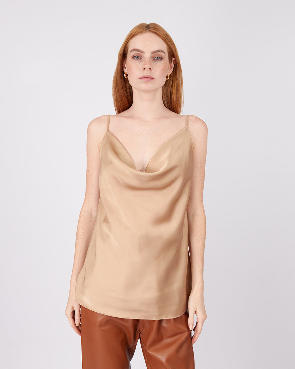 Camel Draped Lingerie