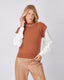 Camel 2 In 1 Sweater