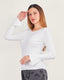 Ivory boatneck sweater