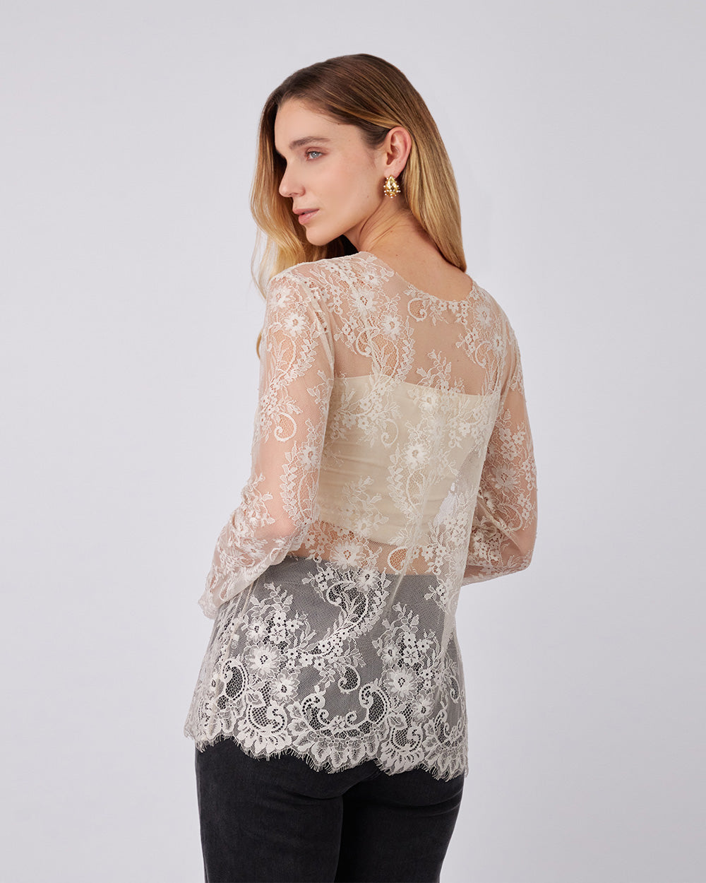 Pearl Lace Blouse