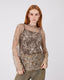 Taupe Lace Blouse