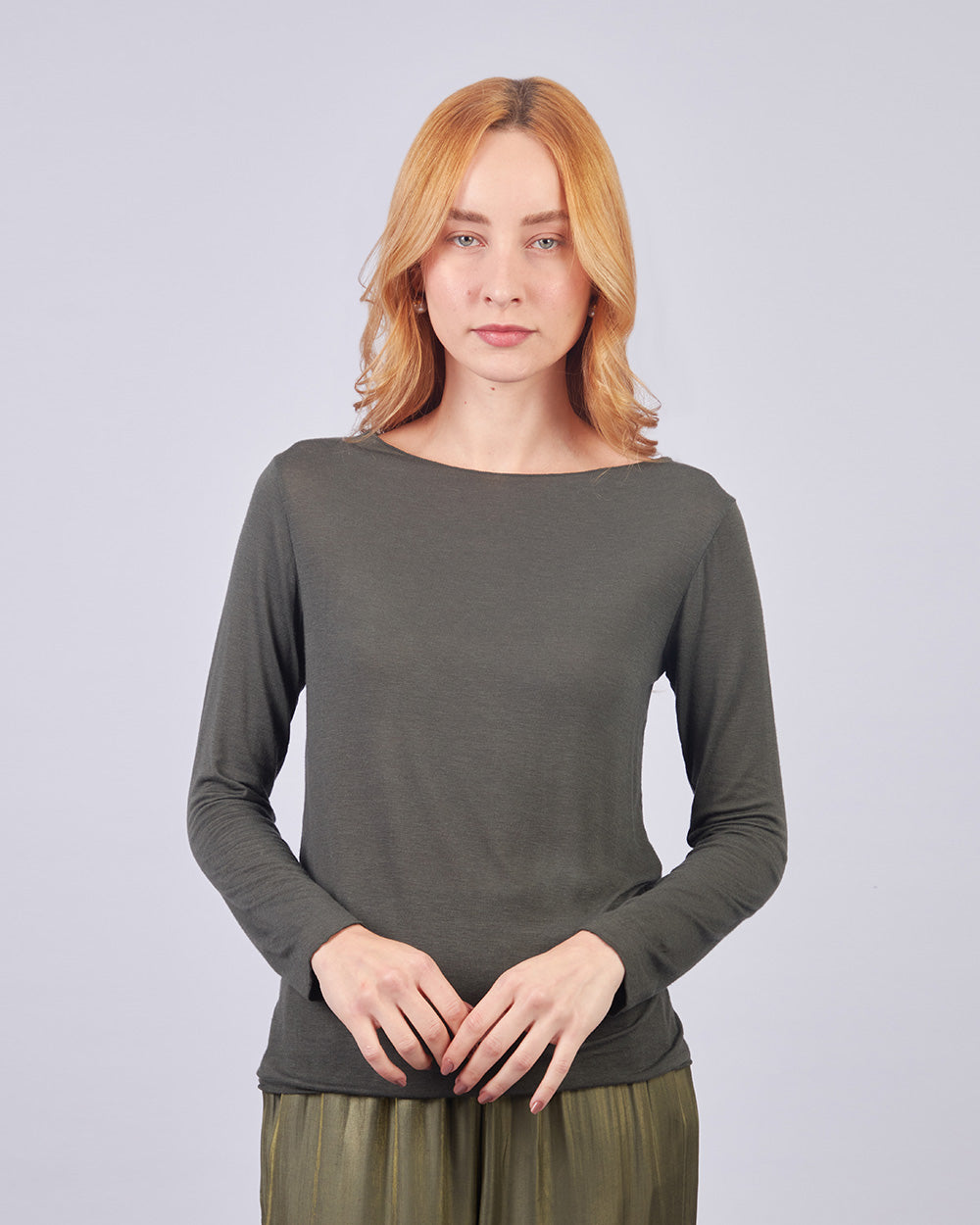 Dark Green Blouse Zen