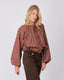 Chocolate Blouse Polka Dots
