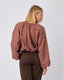 Chocolate Blouse Polka Dots