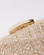 Beige night clutch