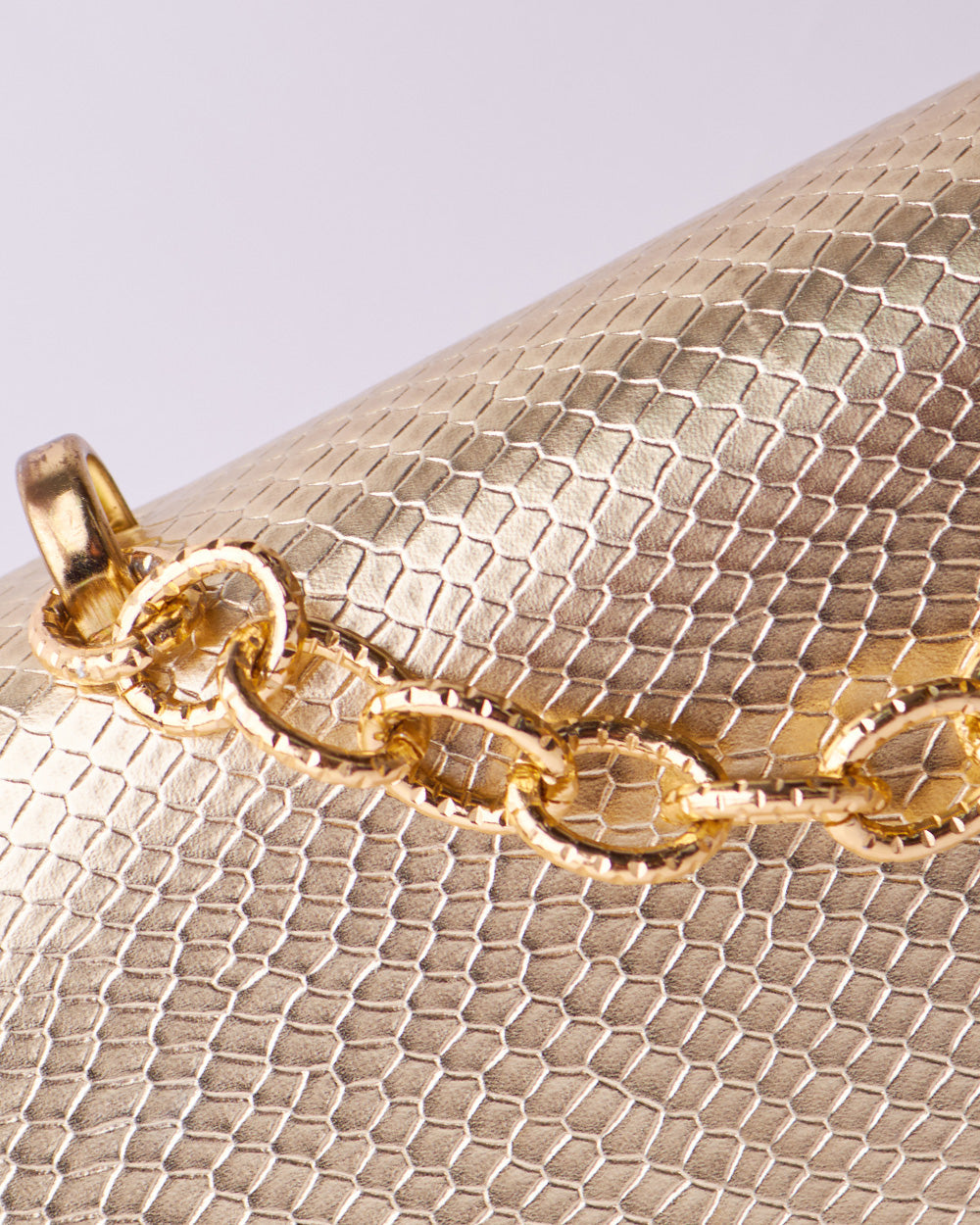 Gold night clutch
