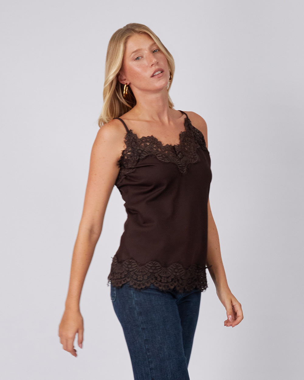 Brown Lace Lingerie
