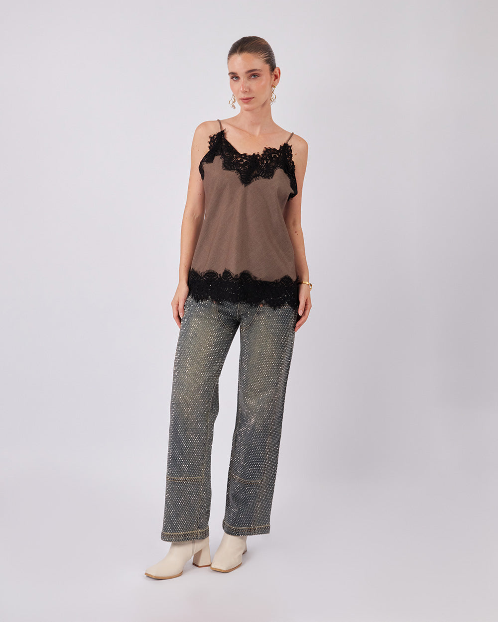 Brown Lace Lingerie
