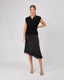 Black Satin Skirt Lace