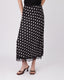 Brown Skirt With Polka Dots