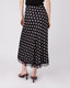Brown Skirt With Polka Dots
