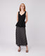 Brown Skirt With Polka Dots