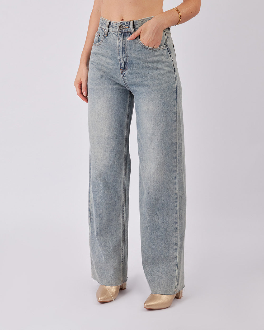 Light Blue Denim Pants