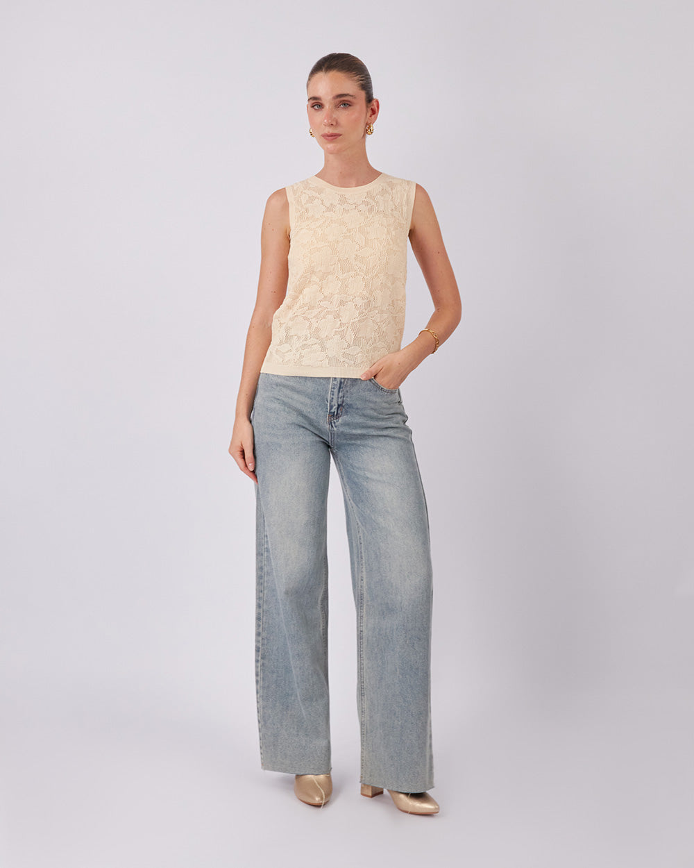 Light Blue Denim Pants