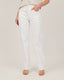 White Sparkle Wide Denim