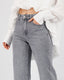 Full Sparkle Gray Denim Pants