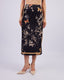 Black Fleur Skirt