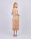 Beige Blossom Dress