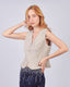 Taupe Vest Kazahana