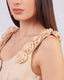 Beige Blossom Top