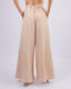 Beige Linen Pants