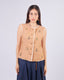 Camel Sequin Vest