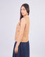 Camel Sequin Vest