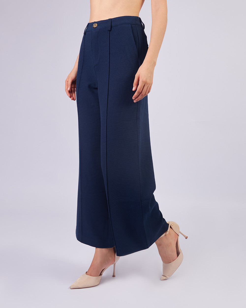 Blue Tailored Pants