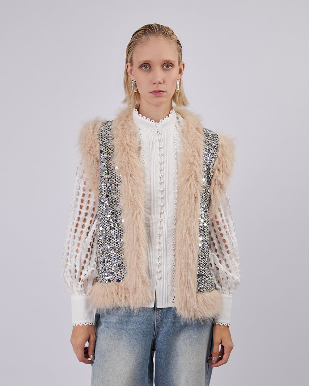 Pearl Knitted Vest