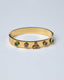 Gold Bracelet Multicolored Floral Stones