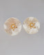 White Mother-Of-Pearl Flower Earrings