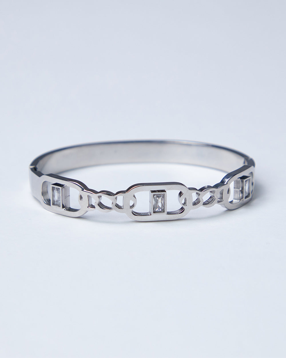 Silver Bracelet With Links