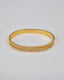 Gold Bracelet Double Rhinestone