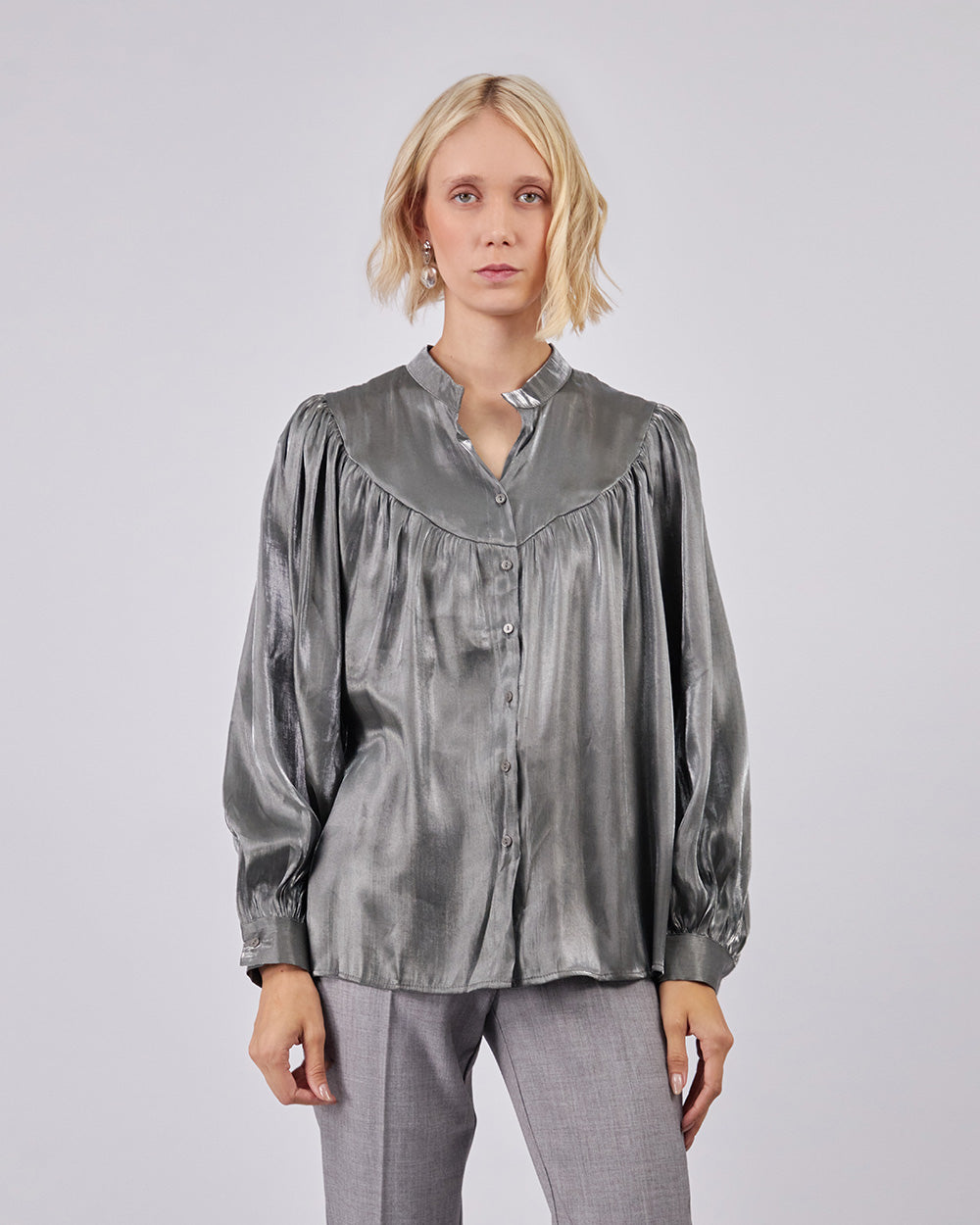 Iridescent Gray Shirt