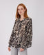 Grey Animal Print Shirt