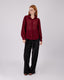 Burgundi Shirt Carved Waves